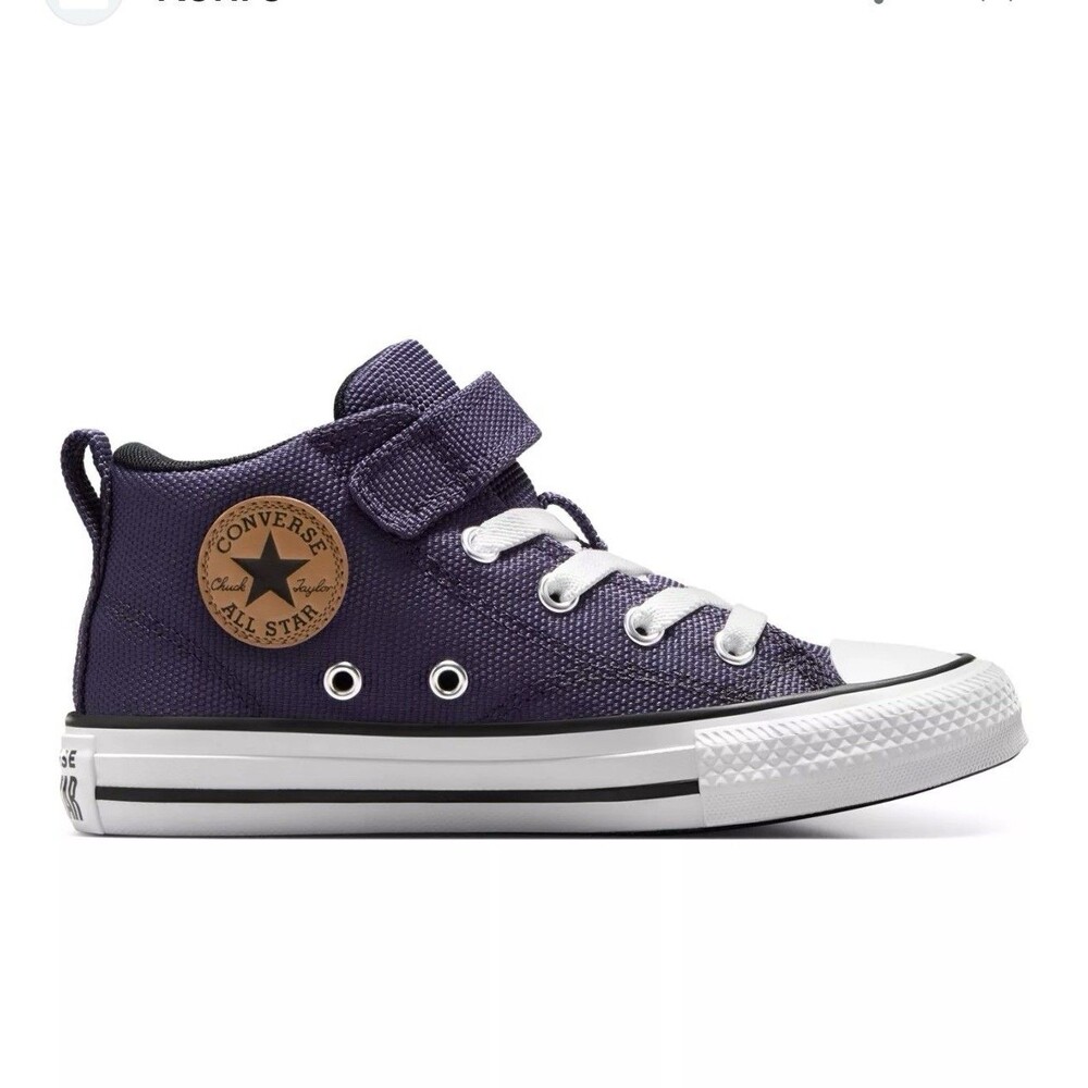 Converse Chuck Taylor All Star Malden Boys Sneakers  Sz 3 Gray  Shadow Purple